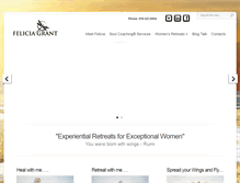 Tablet Screenshot of feliciagrant.com